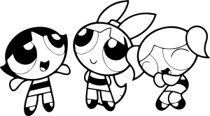 The Powerpuff Girls * Printable Coloring Page
