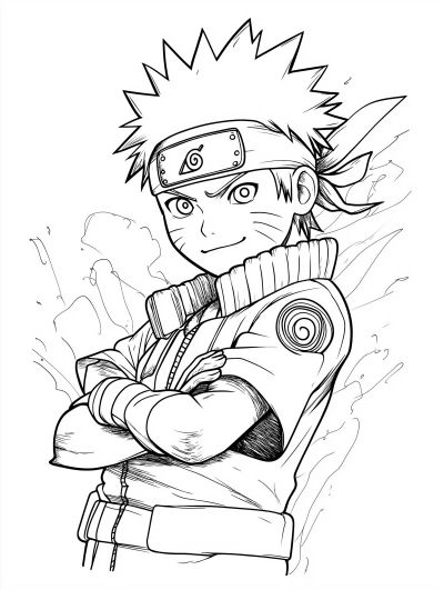 Naruto * Printable Coloring Page