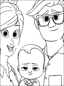 Bebé Jefazo * 21 * Página para Colorear Imprimible