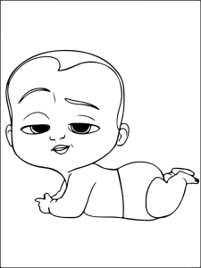 Bebé Jefazo * 25 * Página para Colorear Imprimible