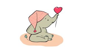 Как се рисува слонче