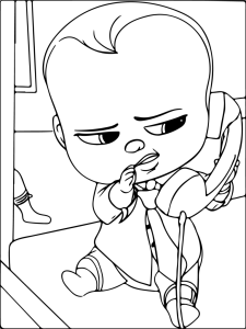 Bebé Jefazo * 9 * Página para Colorear Imprimible