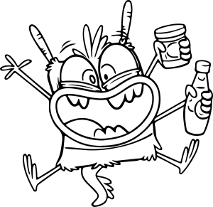 Bunsen the Beast * Printable Coloring Page