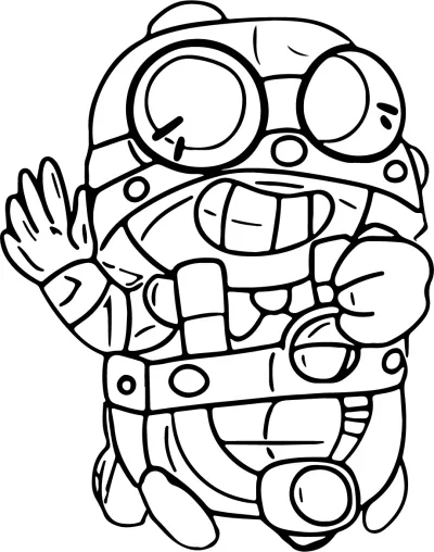 Карл * Картинка за принтиране на Брол Старс