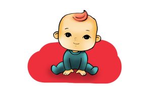 Как се рисува бебе лесно