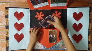 Картичка за най-добра приятелка * Безкрайна сгъваема картичка за рожден ден