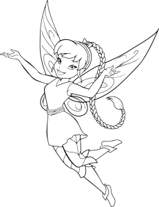 Página para Colorear Imprimible de Campanita