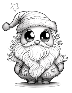 Imagen navideña para colorear de Jengibre * Imagen para colorear imprimible