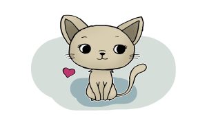 Как се рисува котка лесно