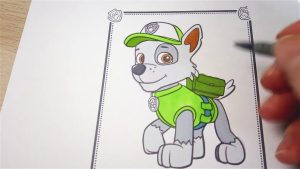 Оцветяване на Роки от Пес Патрул