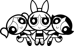 The Powerpuff Girls * Printable Coloring Page