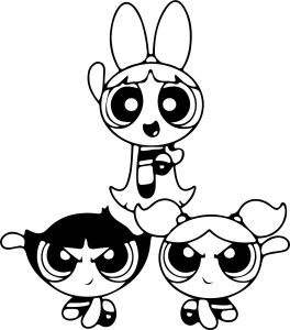 The Powerpuff Girls * Printable Coloring Page