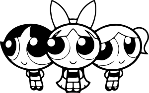 The Powerpuff Girls * Printable Coloring Page
