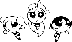 The Powerpuff Girls * Printable Coloring Page