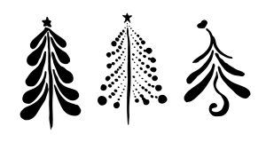 Три начина за рисуване на Коледна елха * Зимни рисунки