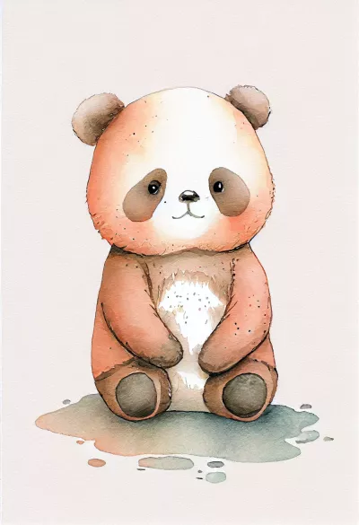 Рисунка на панда