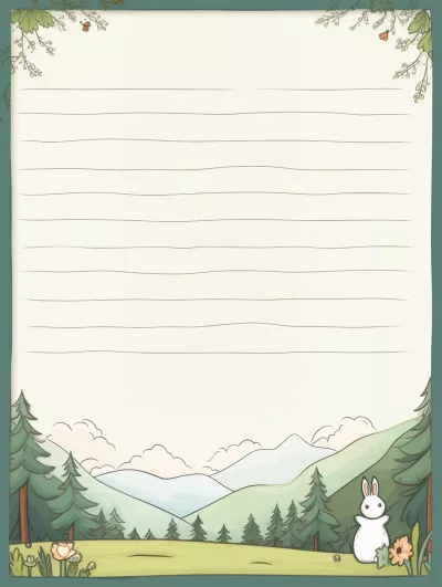 Страница с редове * Зайче