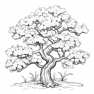 Раскраска Сакуры для печати