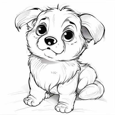 Bebek alabay boyama için resim