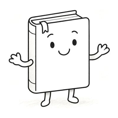 Весела книжка с отметка – рисунка за принтиране и оцветяване