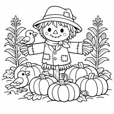 Плашило в тиквеника – Есенна страница за Хелоуин