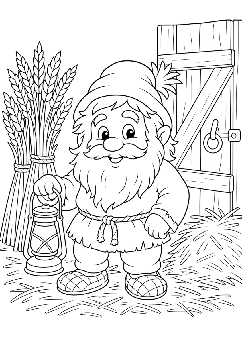 Coloriage Ovinnik pour enfants - gratuit à imprimer