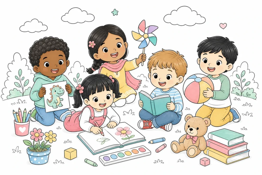 Children Coloring Pages - Free Printable Kids Activities