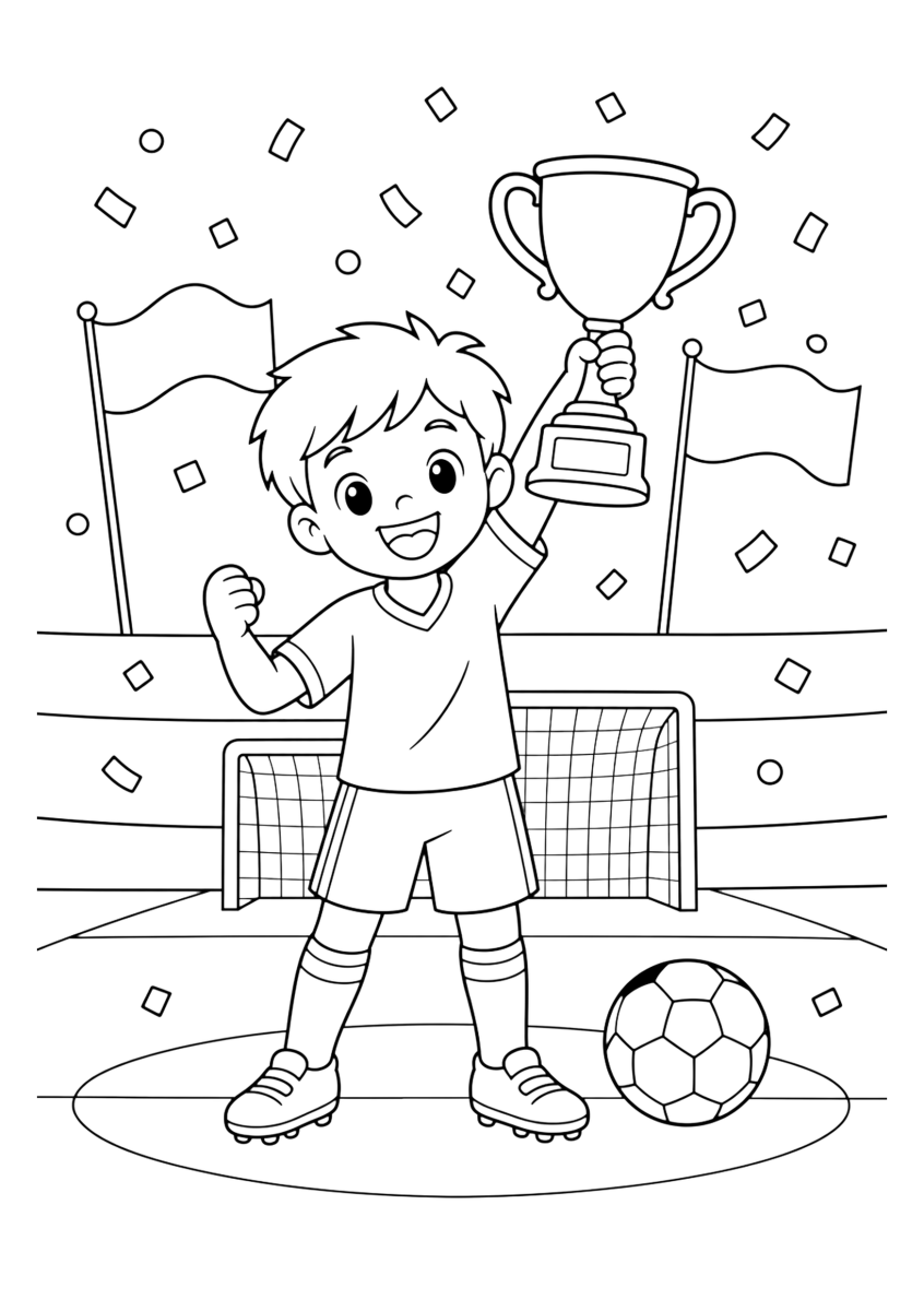World Cup coloring page 2026