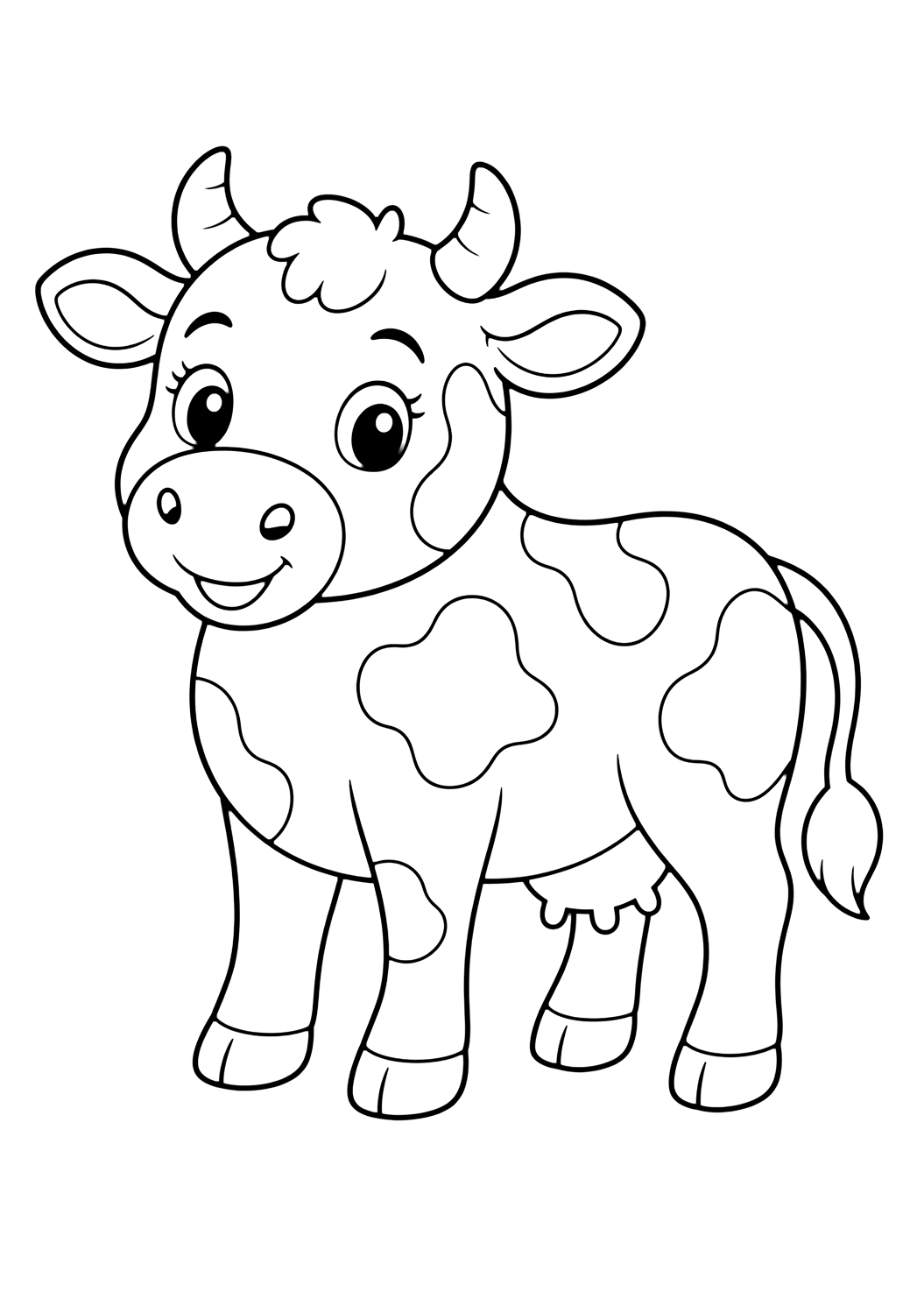 Barmaye, vaca sagrada para colorear