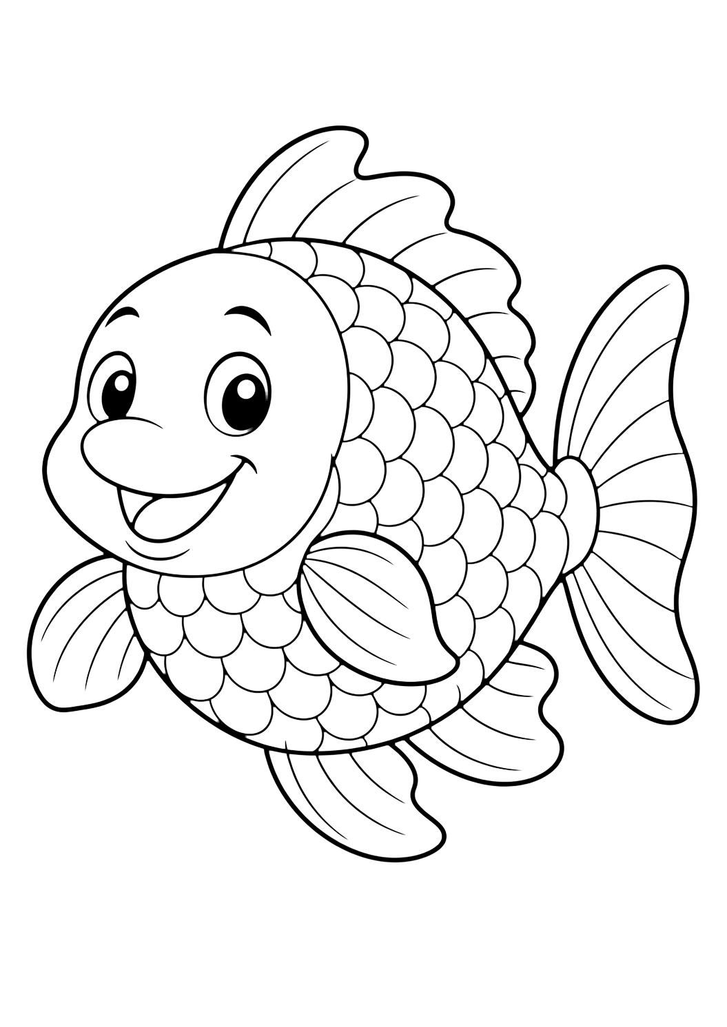 Pesce Kar da colorare