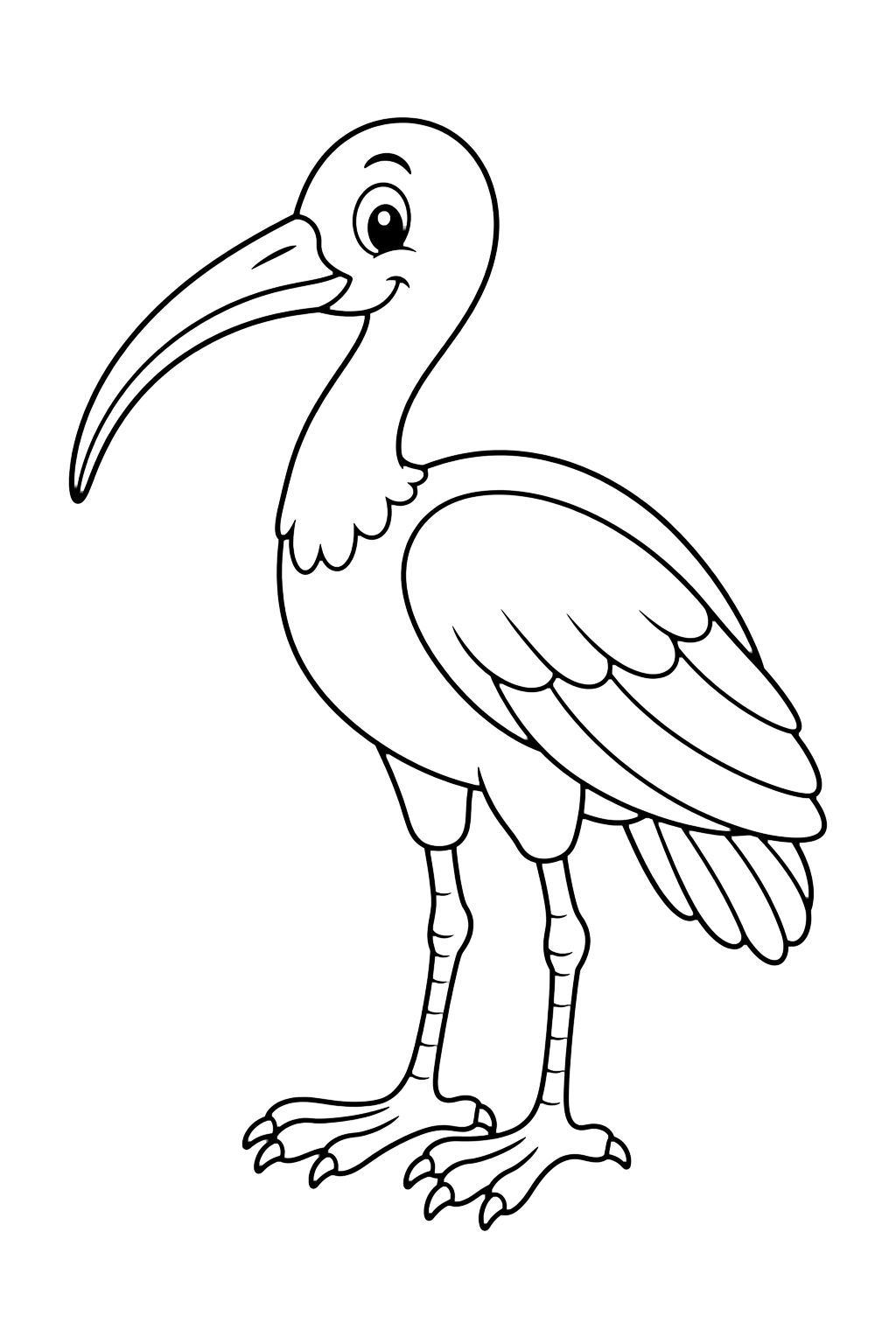Boyama sayfası: Kutsal ibis