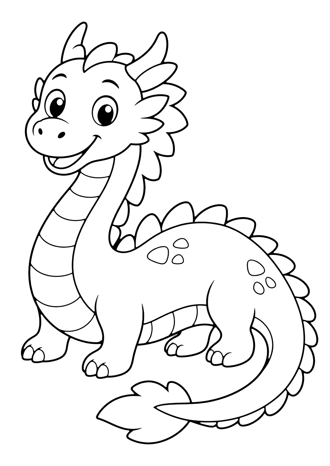 Ushumgallu, gran dragón para colorear