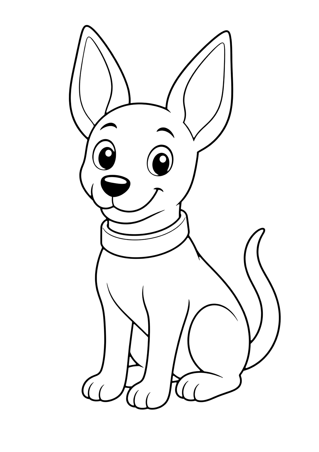 Xolo, perro espíritu para colorear