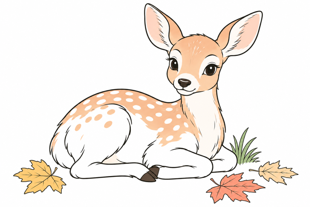 Fall Deer Coloring Pages – Peaceful Autumn Printables