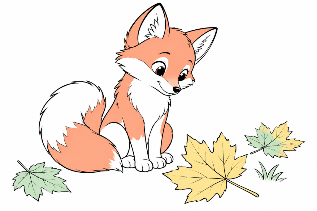 Fall Fox Coloring Pages – Print or Color Online