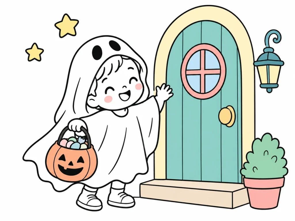 Actividades de Halloween para colorear