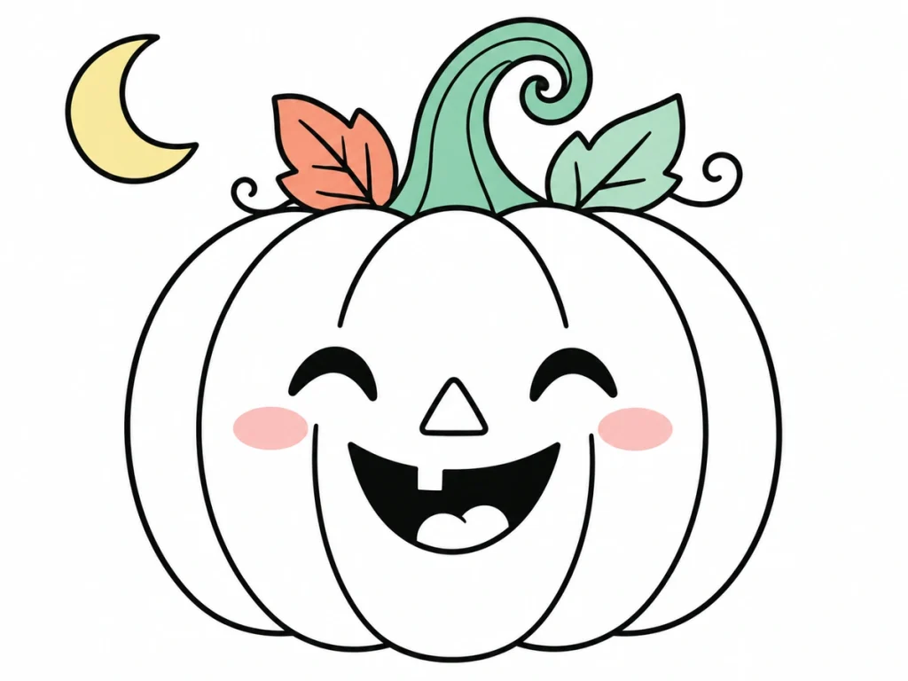 Coloriages de citrouilles d’Halloween