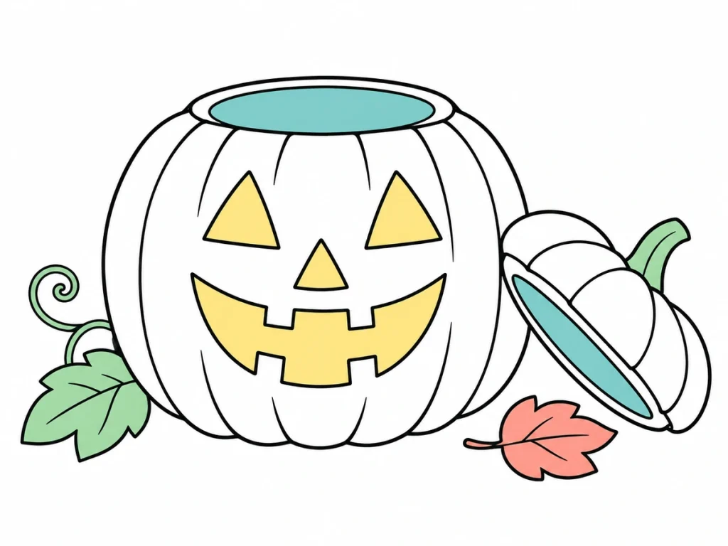Jack-o’-Lantern Coloring Pages