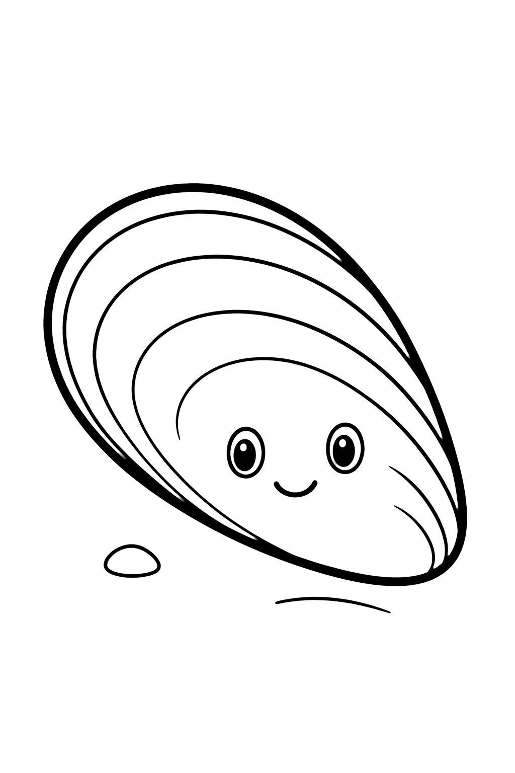 Мидена черупка на пясъка за оцветяване