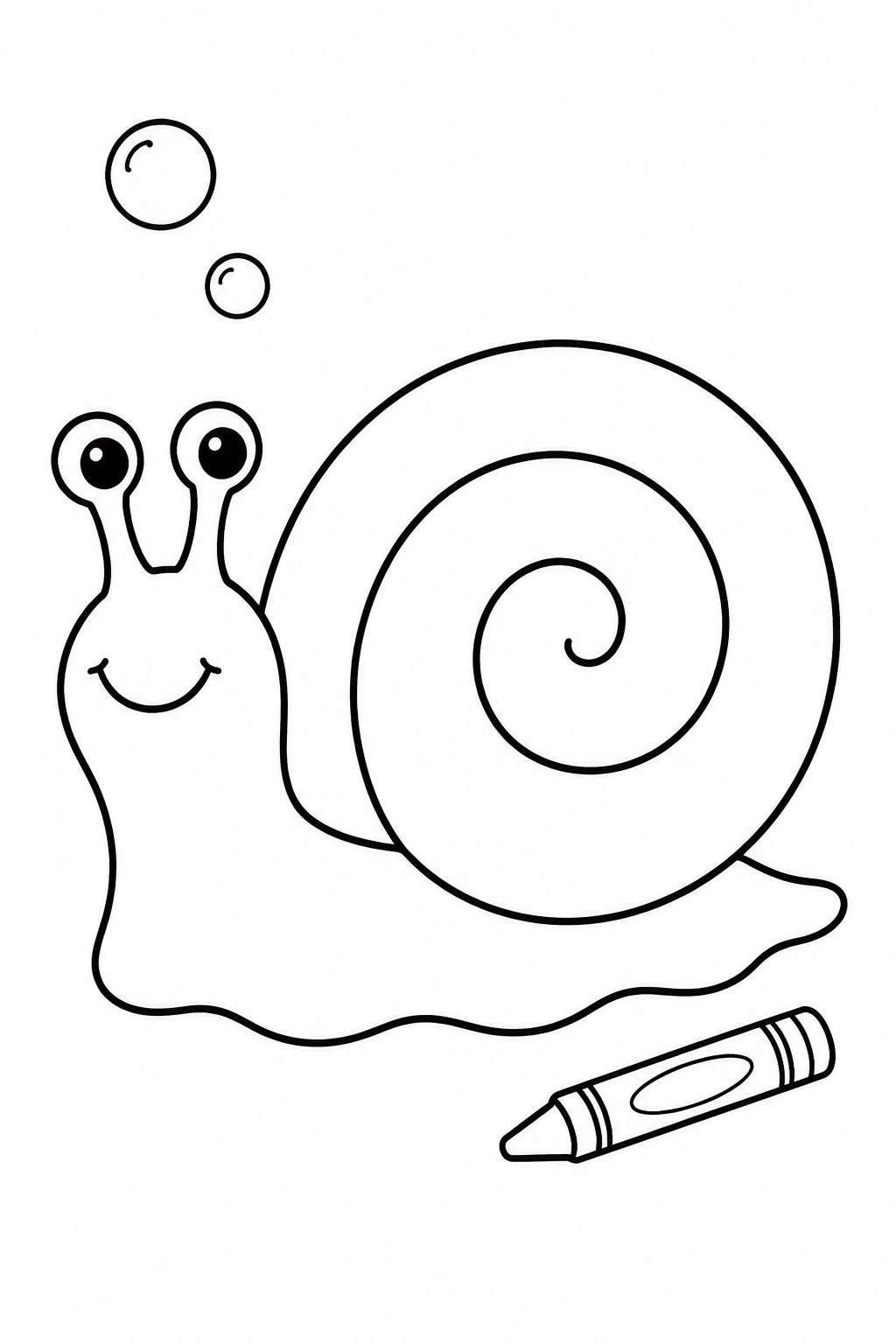 Meeresschnecke Spiralübung Arbeitsblatt Ausmalbild